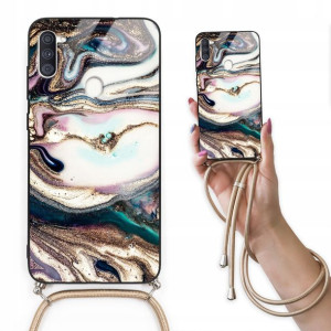 Etui Cross Glam do SAMSUNG A11 Top Marmurki Wzory