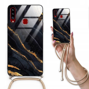 Etui Cross Glam do SAMSUNG A20S Top Marmurki Wzory