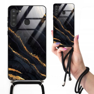 Etui Cross Glam do SAMSUNG A21 Marmurki Top Wzory