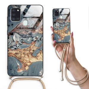 Etui Cross Glam do SAMSUNG A21S Top Marmurki Wzory