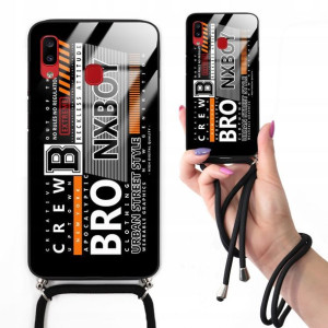Etui Cross Glam do SAMSUNG A30 Czarny Misie Wzory