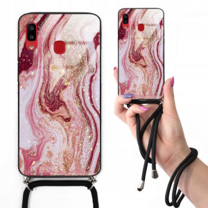 Etui Cross Glam do SAMSUNG A30 Marmurki Top Wzory