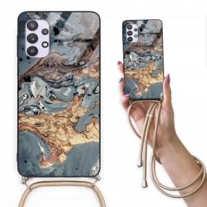 Etui Cross Glam do SAMSUNG A32 5G Marmurki Wzory