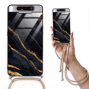 Etui Cross Glam do SAMSUNG A90 Top Marmurki Wzory
