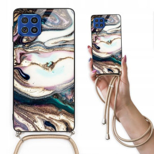 Etui Cross Glam do SAMSUNG F62 Top Marmurki Wzory