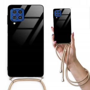Etui Cross Glam do SAMSUNG F62 Top Złoty Sznurek