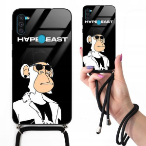 Etui Cross Glam do SAMSUNG M11 Czarny Misie Wzory