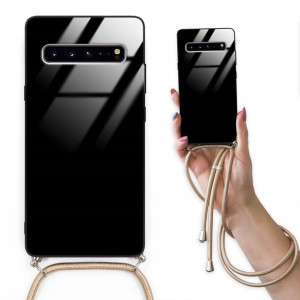 Etui Cross Glam do SAMSUNG S10 5G Złoty Sznurek