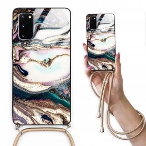 Etui Cross Glam do SAMSUNG S20 5G Marmurki Wzory