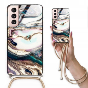 Etui Cross Glam do SAMSUNG S21 5G Marmurki Wzory