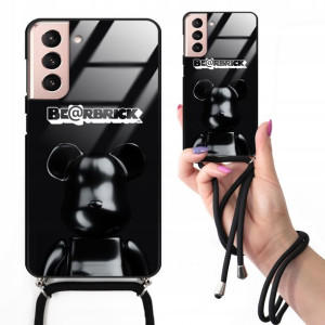 Etui Cross Glam do SAMSUNG S21 Czarny Misie Wzory