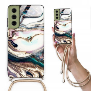Etui Cross Glam do SAMSUNG S21FE Marmurki Wzory