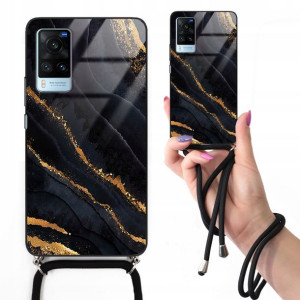 Etui Cross Glam do VIVO X60 Marmurki Top Wzory