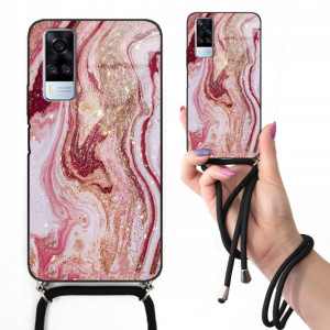 Etui Cross Glam do VIVO Y51 2020 Marmurki Wzory