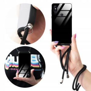 Etui Cross Glam do XIAOMI MI MIX 3 Czarny Sznurek