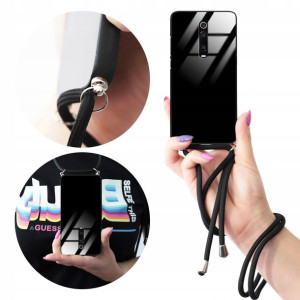 Etui Cross Glam do XIAOMI REDMI K20 Czarny Sznurek