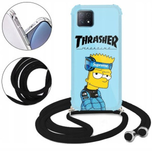 Etui Crossbody do OPPO A72 5G Case Kreskówki Wzory