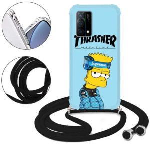 Etui Crossbody do OPPO K9 Case Kreskówki Top Wzory