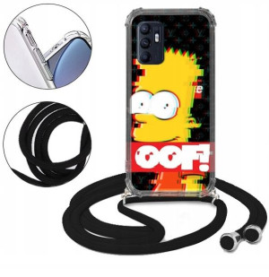 Etui Crossbody do OPPO RENO 6 Case Kreskówki Wzory