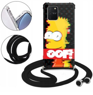 Etui Crossbody do SAMSUNG A91 Case Kreskówki Wzory
