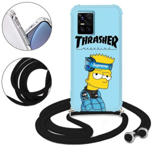 Etui Crossbody do VIVO S10 Case Kreskówki Wzory