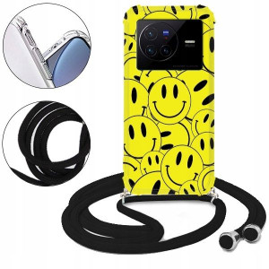 Etui Crossbody do VIVO X80 Obudowa Wiosenne Wzory