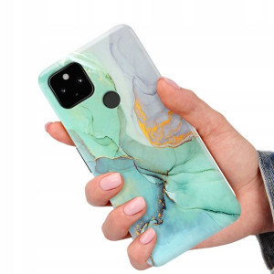 Etui do GOOGLE PIXEL 4A 5G Case Marmurki Top Wzory