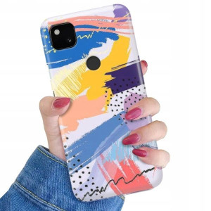 ETUI do GOOGLE PIXEL 4A Kolorowe Pastele Top Wzory
