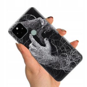 Etui do GOOGLE PIXEL 5A Case Biologist Human Wzory