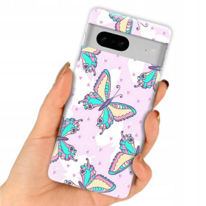 Etui do GOOGLE PIXEL 7 Case Butterfly Motyle Wzory