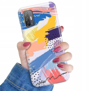 ETUI do HTC DESIRE D21 PRO Kolorowe Pastele Wzory