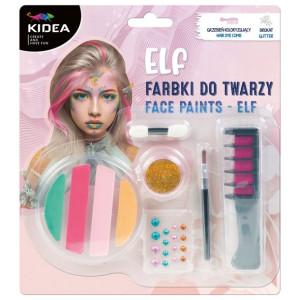 Farbki do twarzy zestaw - Elf - Kidea / Derform