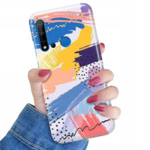 ETUI do HUAWEI NOVA 5i Kolorowe Pastele Top Wzory