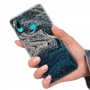 Etui do HUAWEI P SMART 2019 Obudowa Marmurki Wzory
