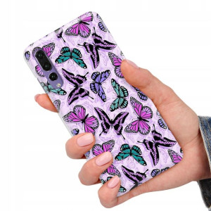 Etui do HUAWEI P20 PRO Case Motyle Butterfly Wzory