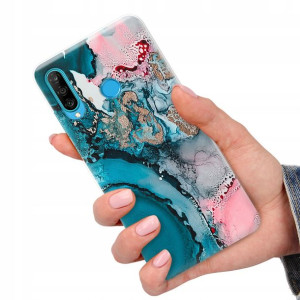 Etui do HUAWEI P30 LITE Case Marmurki Letnie Wzory