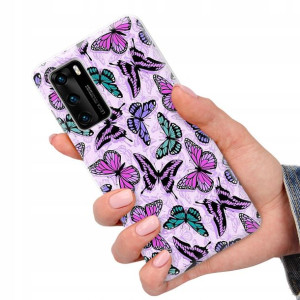 Etui do HUAWEI P40 5G Case Motyle Butterfly Wzory