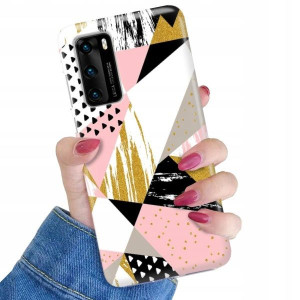 ETUI do HUAWEI P40 5G Kolorowe Pastele Top Wzory