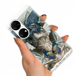 Etui do HUAWEI P50 Obudowa Biologist Human Wzory
