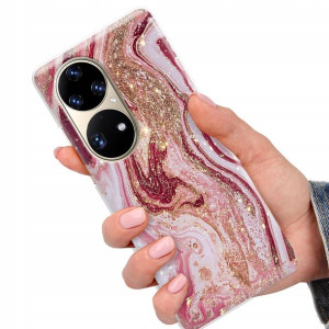 Etui do HUAWEI P50 PRO Obudowa Case Marmurki Wzory