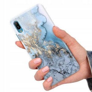 Etui do HUAWEI Y6 2019 Case Marmurki Letnie Wzory