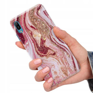 Etui do HUAWEI Y6 2019 Obudowa Case Marmurki Wzory