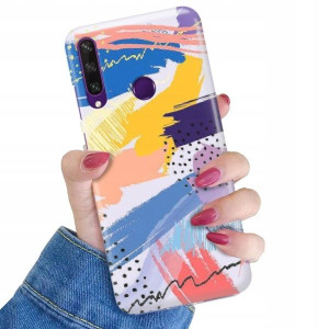 ETUI do HUAWEI Y6P Kolorowe Pastele Letnie Wzory