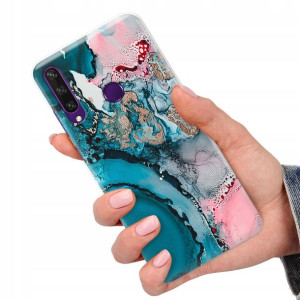 Etui do HUAWEI Y6P Obudowa Marmurki Letnie Wzory