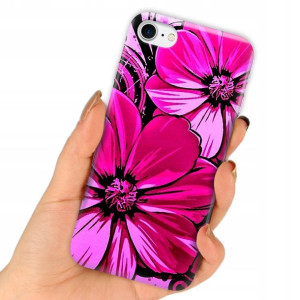 Etui do iPHONE 7/8 Obudowa Kwiaty Letnie Top Wzory