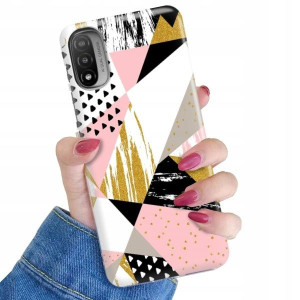 ETUI do MOTOROLA E40 Kolorowe Pastele Letnie Wzory