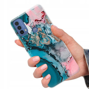 Etui do MOTOROLA E40 Obudowa Marmurki Letnie Wzory