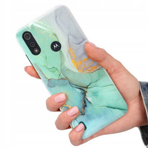 Etui do MOTOROLA E6S 2020 Case Marmurki Top Wzory