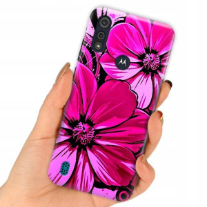 Etui do MOTOROLA E6S Case Kwiaty Letnie Top Wzory