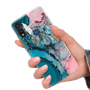 Etui do MOTOROLA E7 Obudowa Marmurki Letnie Wzory